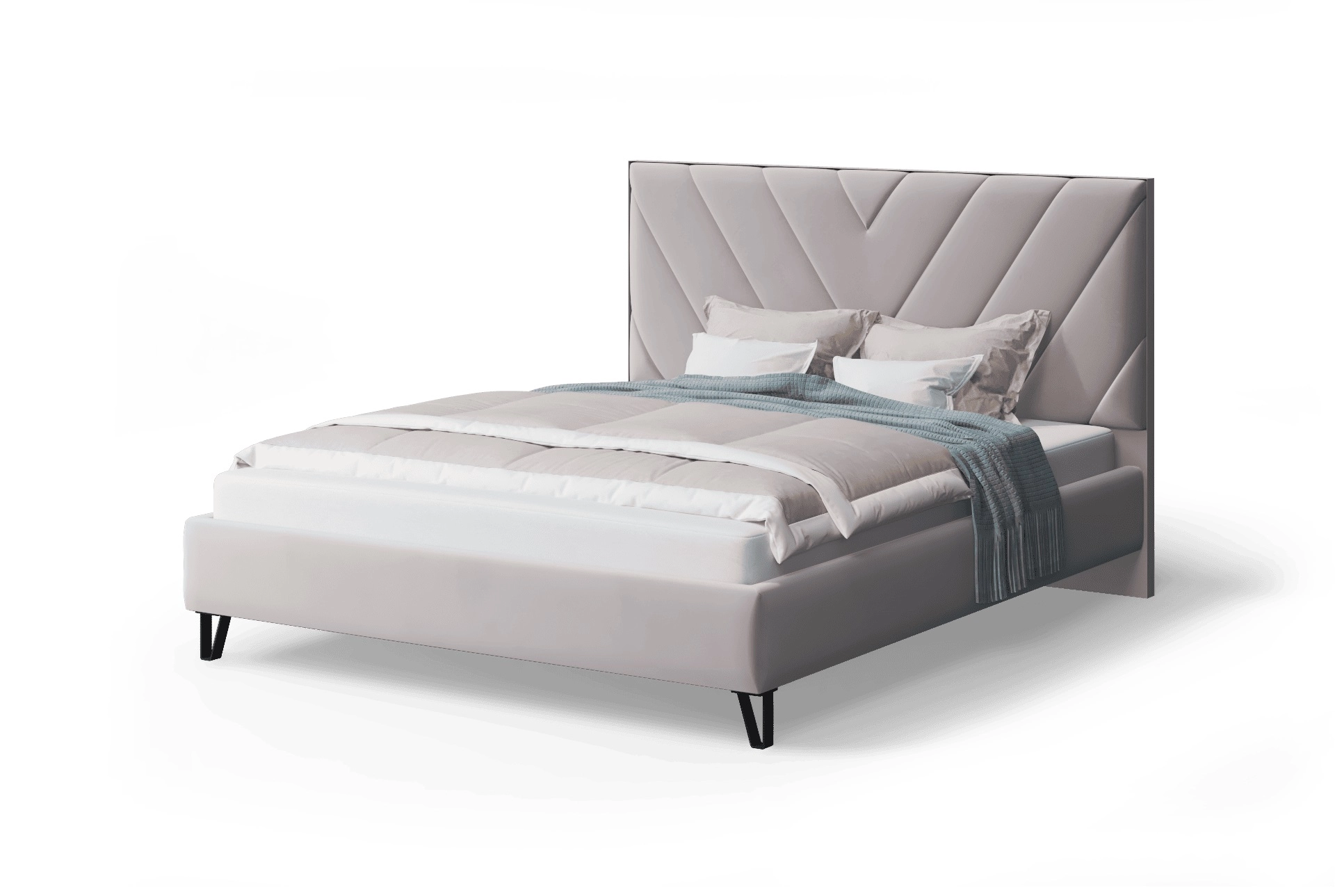 "Аделия Soft" Кровать 1200 без основания, Серо-бежевый/Moonlight - купить недорого с доставкой | Каталог Громада и Мебельвилль