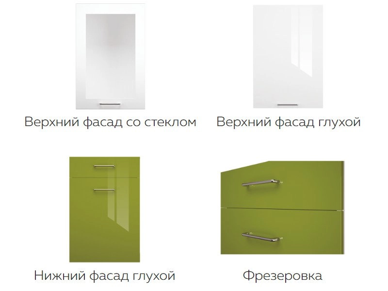 Кухня Стефани-Эвелин высокоглянцевая 1,0м - купить недорого с доставкой | Каталог Громада и Мебельвилль