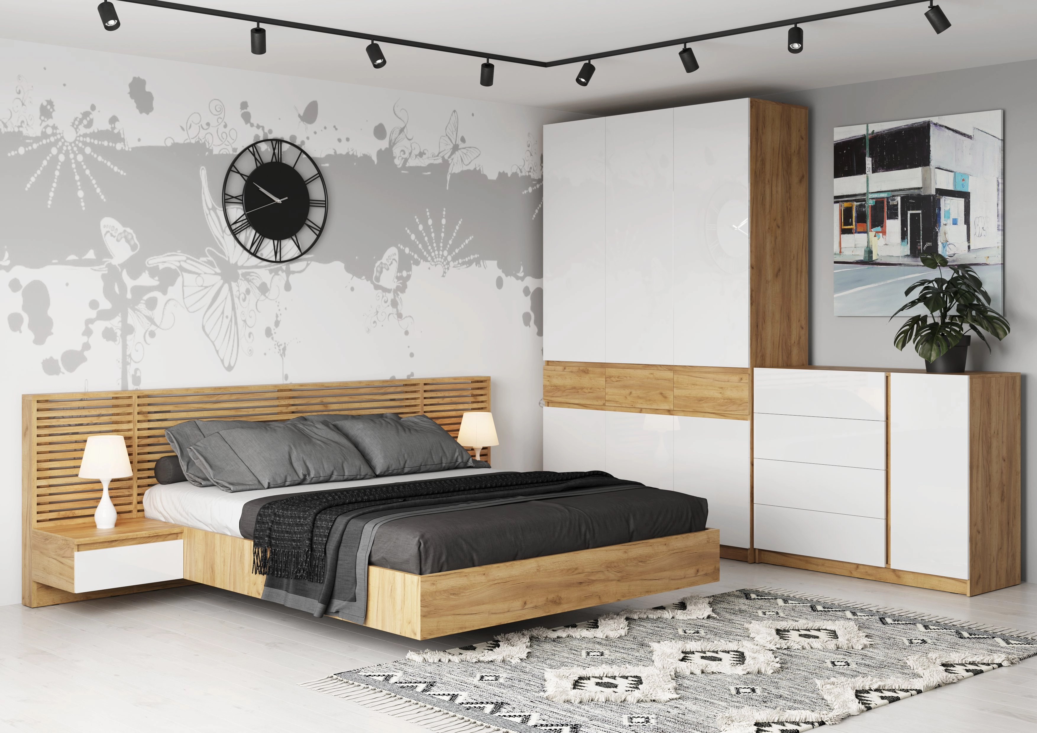 Спальня "Бостон" - купить недорого с доставкой | Каталог Громада и Мебельвилль