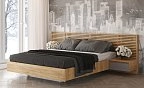 Кровать двуспальная с подъёмным механизмом Бостон