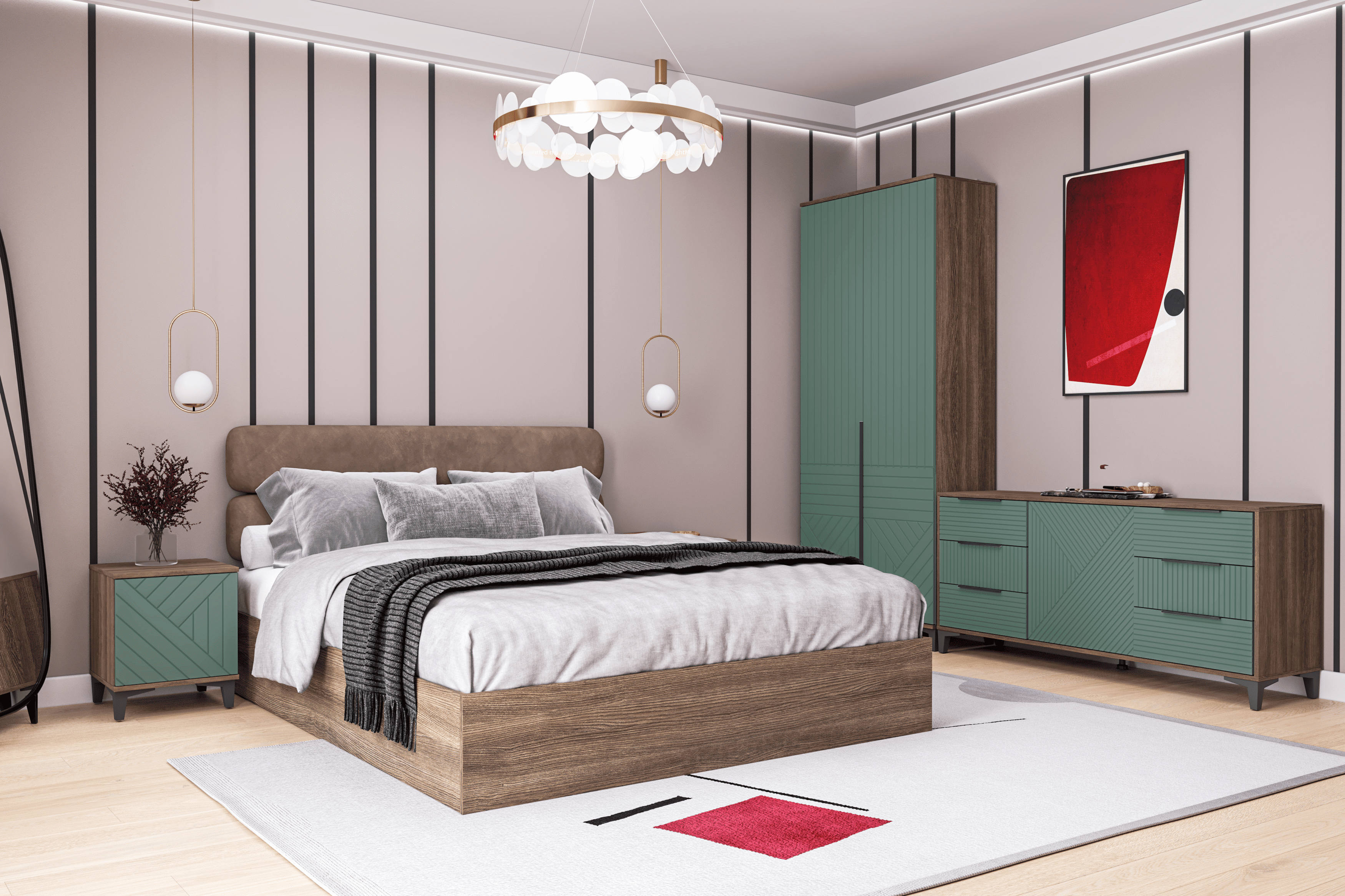 Спальня "Палау" эвкалипт