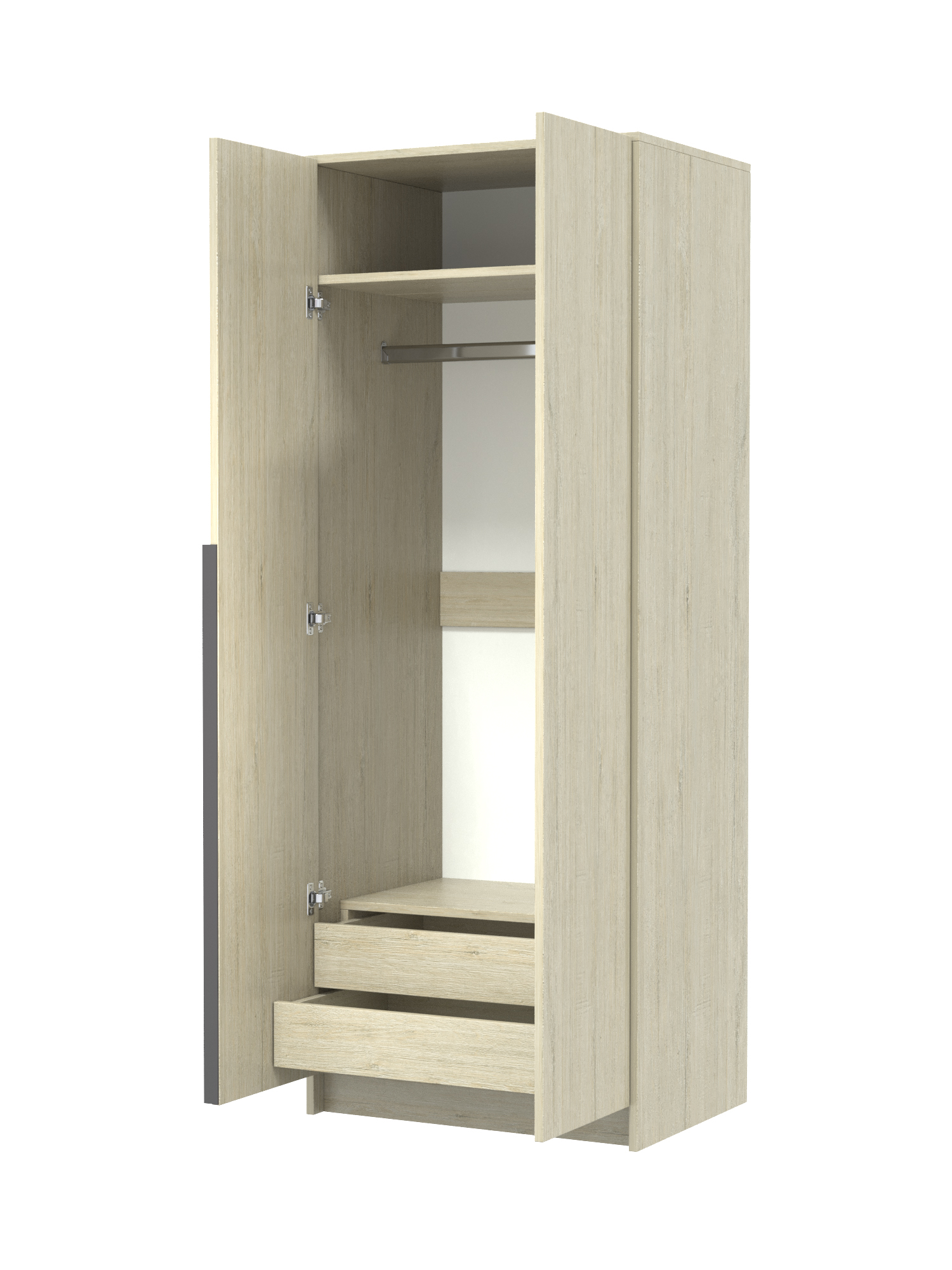 "Соло" Шкаф №2 (2150х800х500), пикард