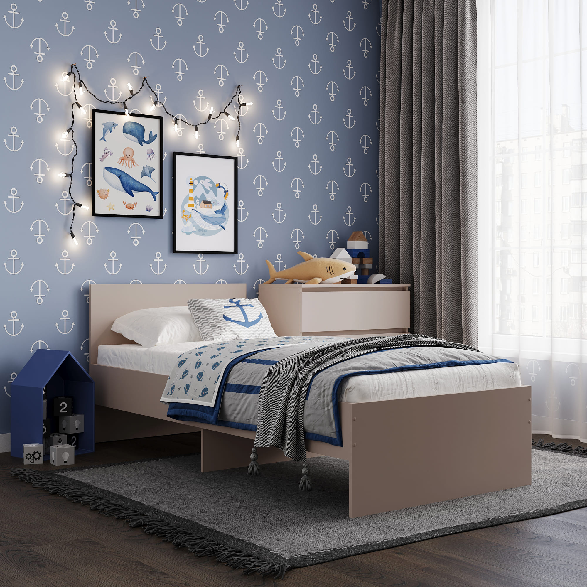 Детская "Соло" бежевая