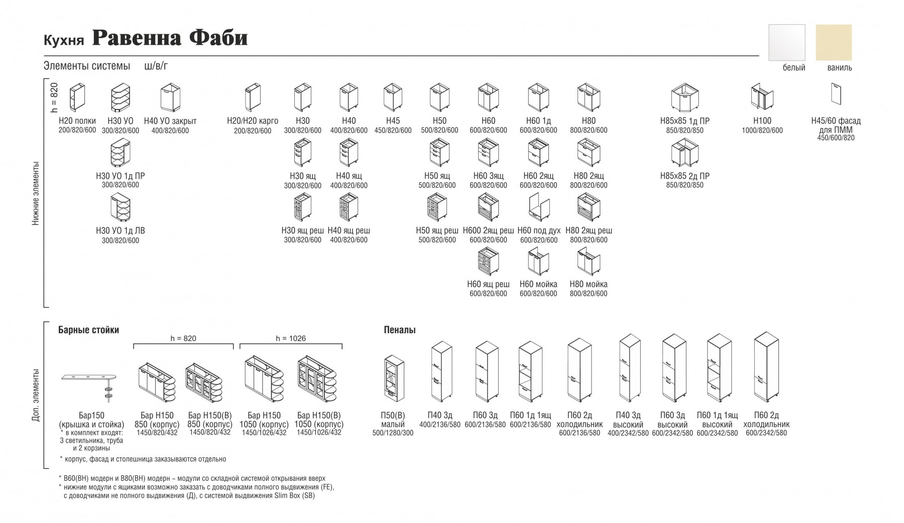 Кухня Фаби 1,8м