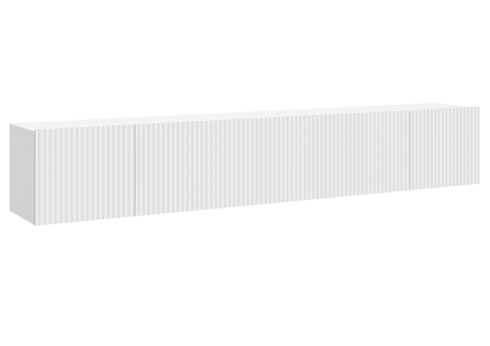 "Сканди" Тумба ТВ МДФ, Корпус Белый(гладкий)/Фасад МДФ-глянцевая Белый