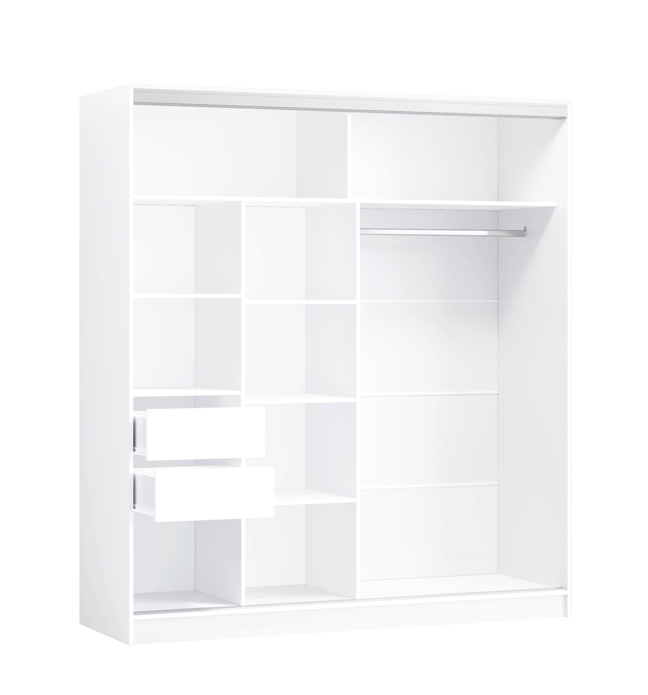 "Альянс-10" Шкаф 2000 без зеркал, ясень шимо светлый