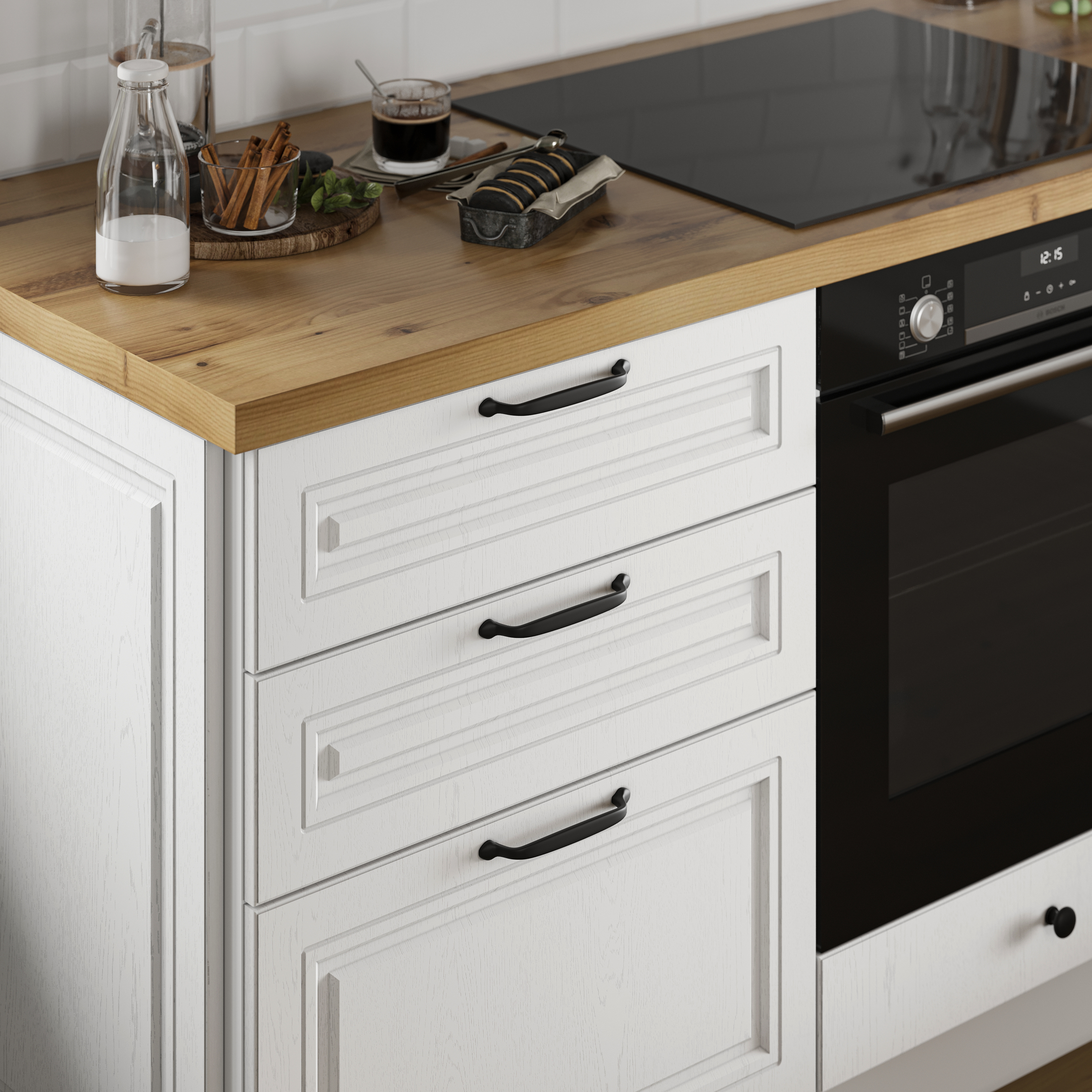 Кухня "Равенна Роял" Вайт 1,2м