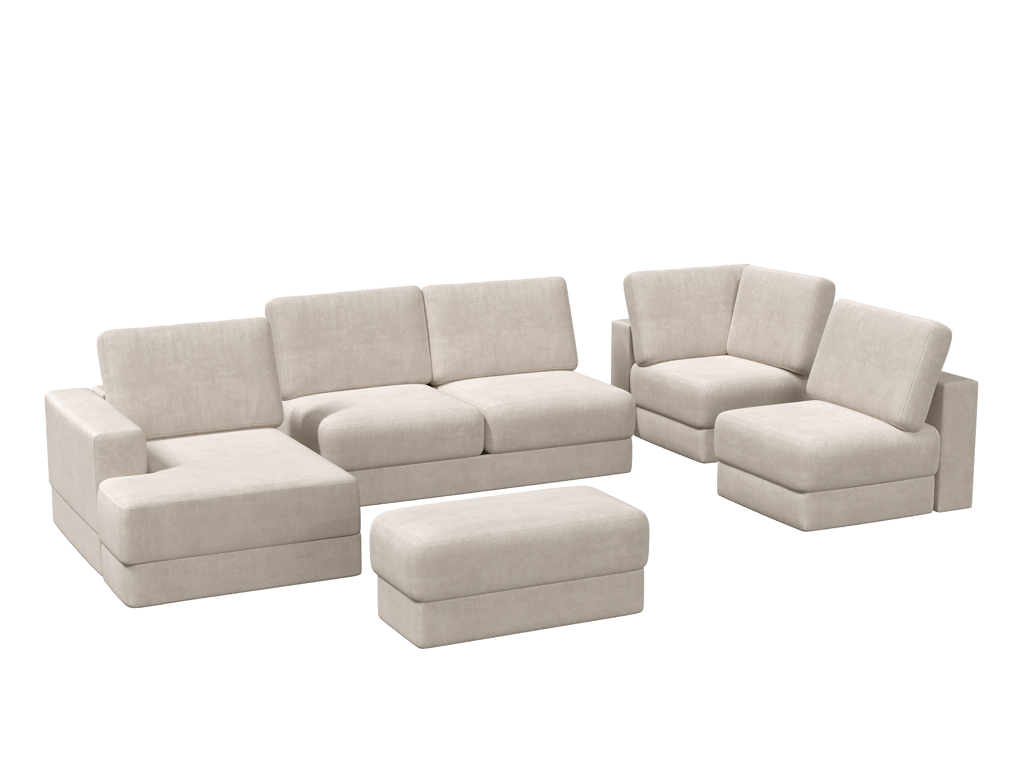 "Премьер" Оттоманка модуль лев.