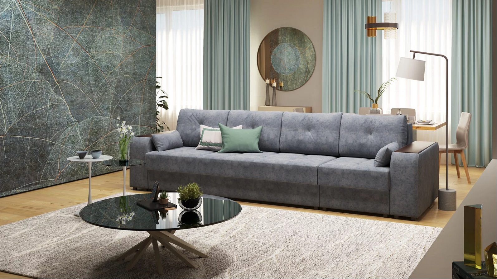 "Остин 3" Диван ДК+2 КК Регина-15, 4кат.