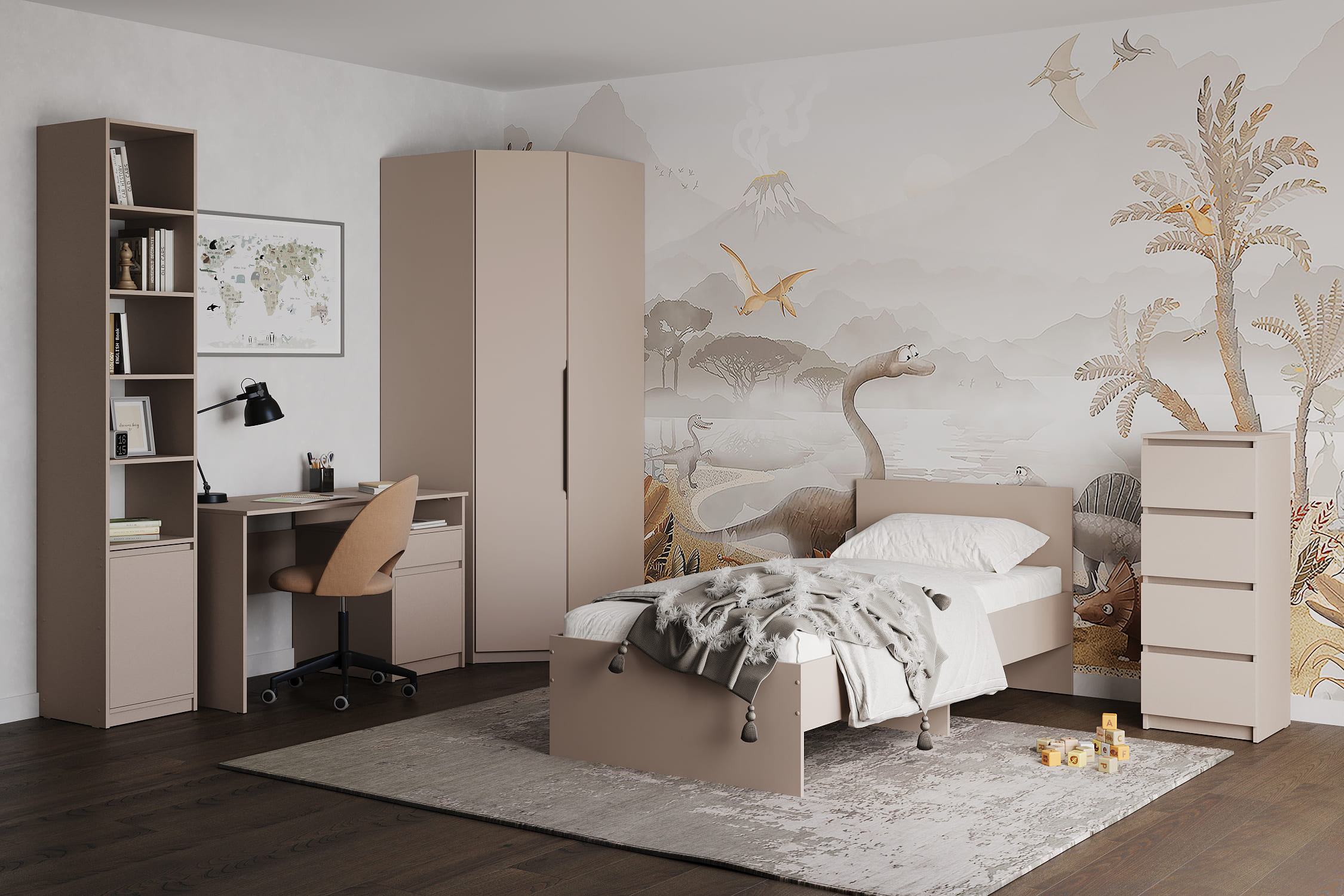 Детская "Соло" бежевая