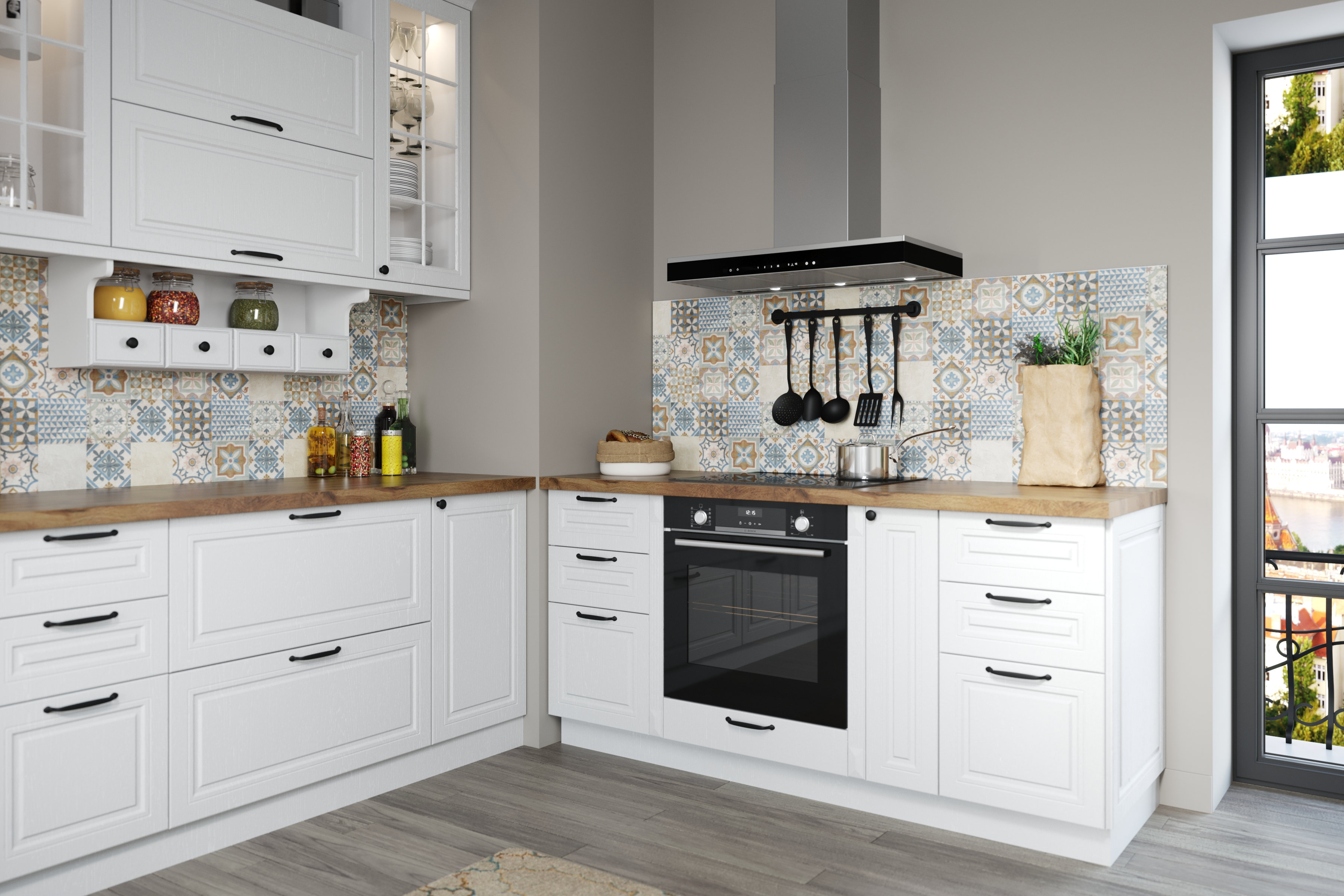 Кухня "Равенна Роял" Вайт