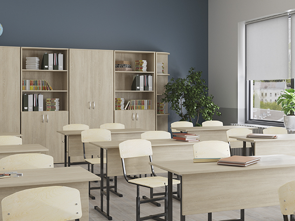 Стол ученический регулируемый двухместный 1200х820(760/700)х500 СТОр002.0.5-7