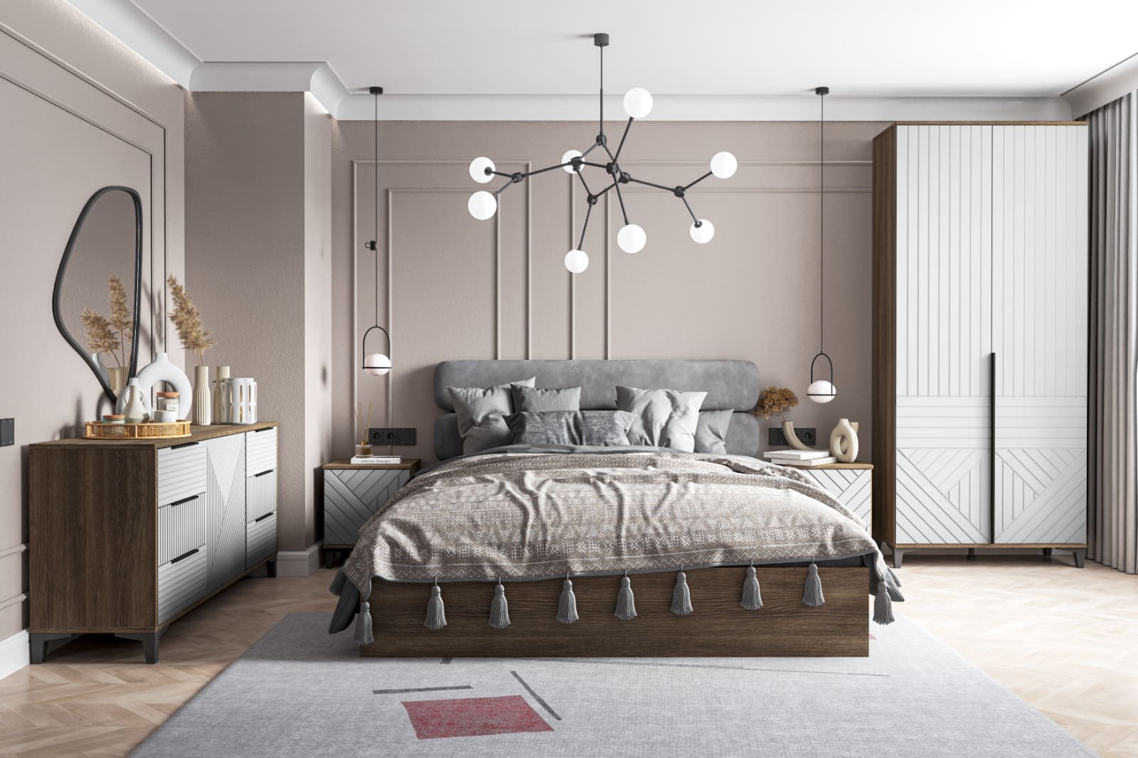 Спальня "Палау" белая