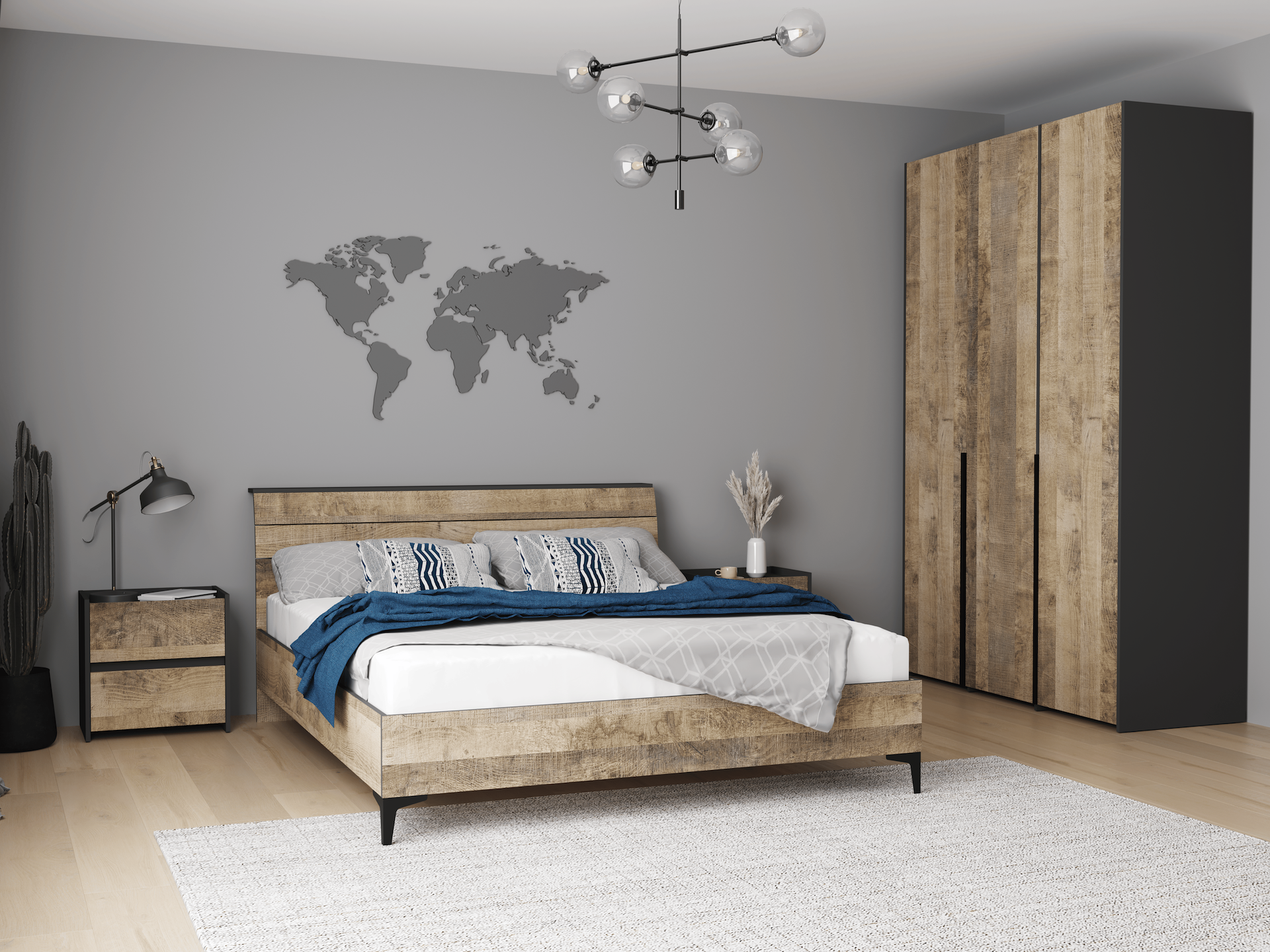 Спальня "Денвер" гранж