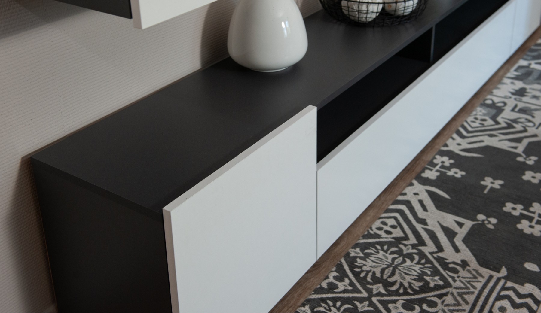 "Нео" Гостиная, Антрацит/Белый