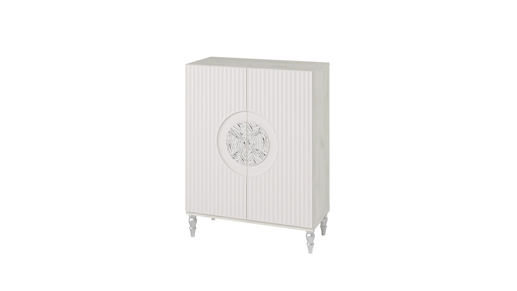 "Сильвия" Консоль, Крафт белый/Керамик