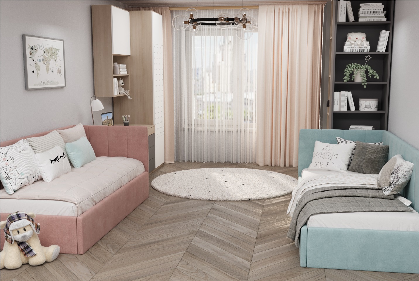 "Дрим" Кровать 800х2000 с ПМ, Candy13