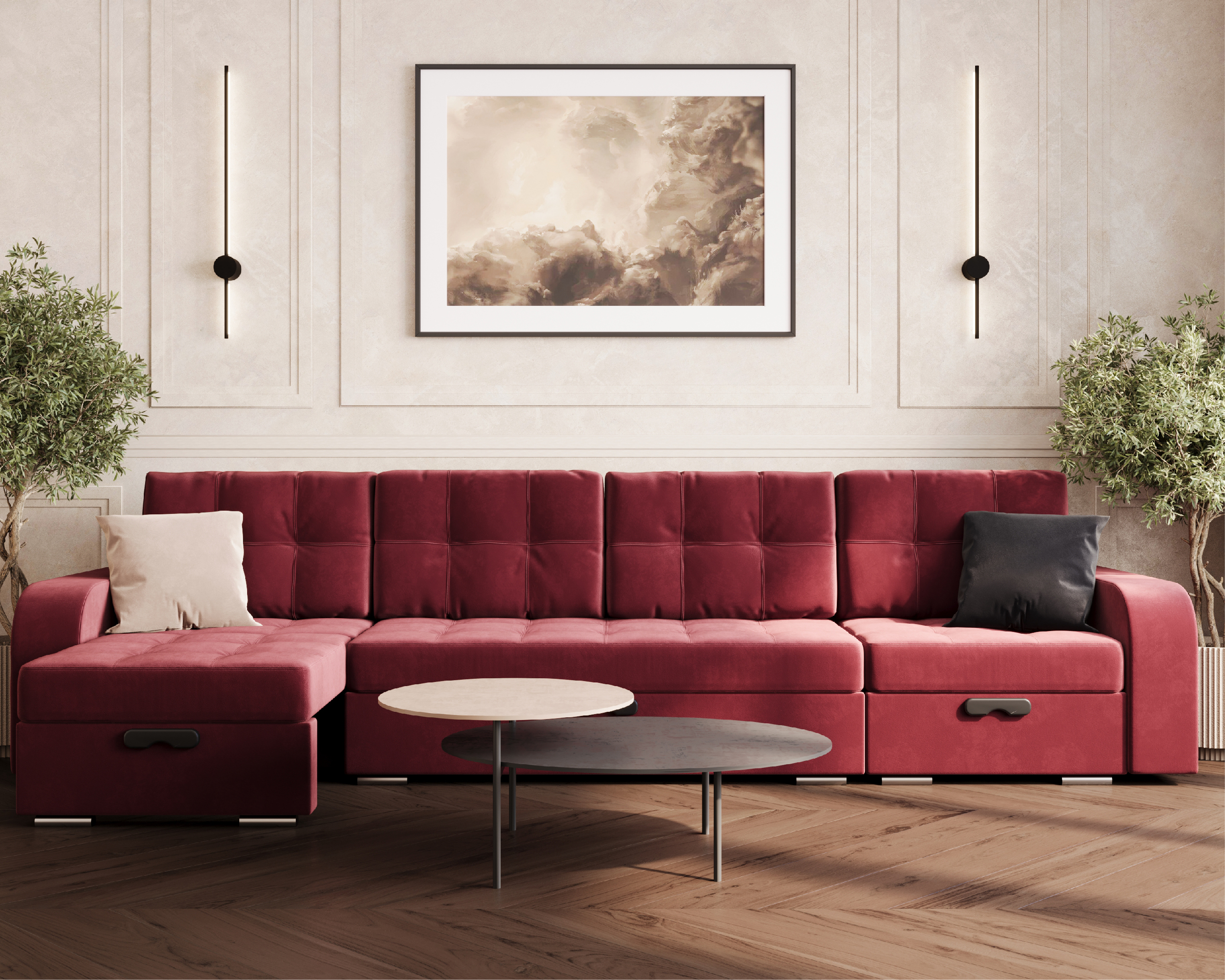 "Брюссель New" Диван угл. П-образный