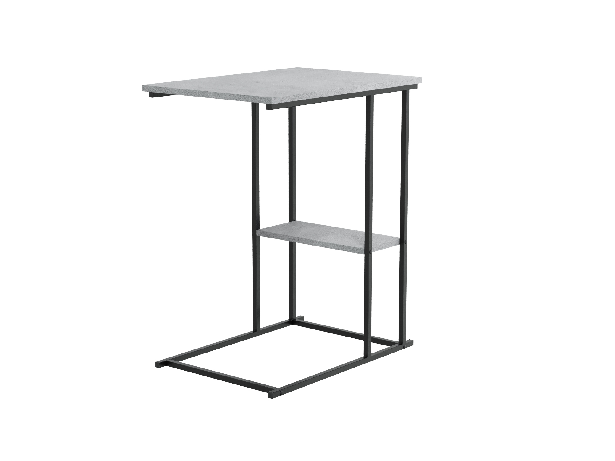 Стол журнальный №5 с полкой (СТ-5), Цемент