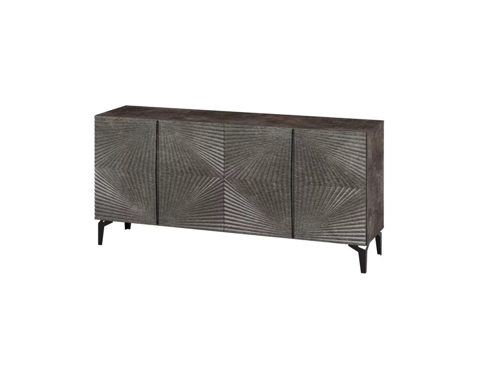 "Соренто" Тумба ТВ, Ателье темное/Лофт Медь