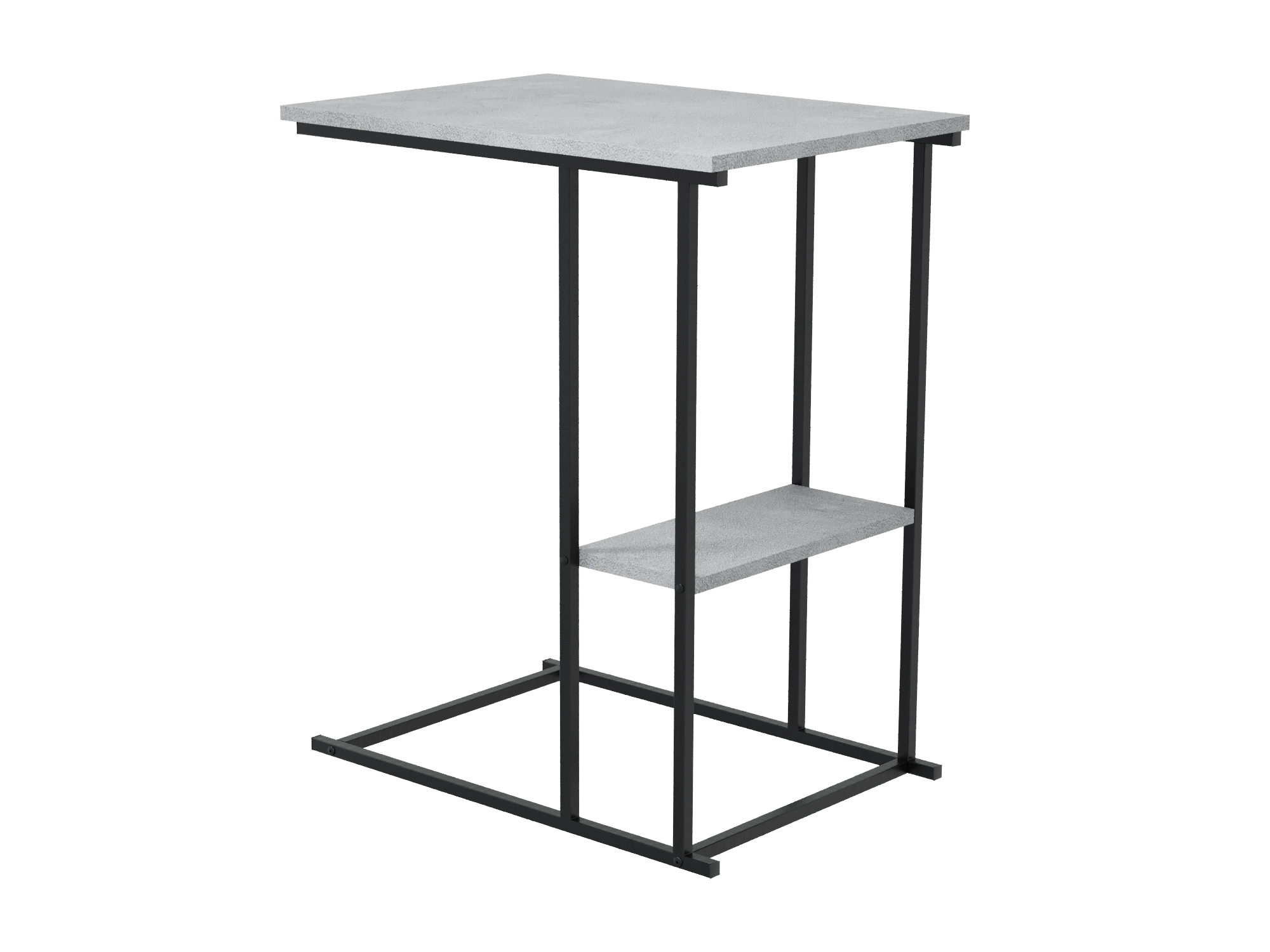 Стол журнальный №5 с полкой (СТ-5), Цемент