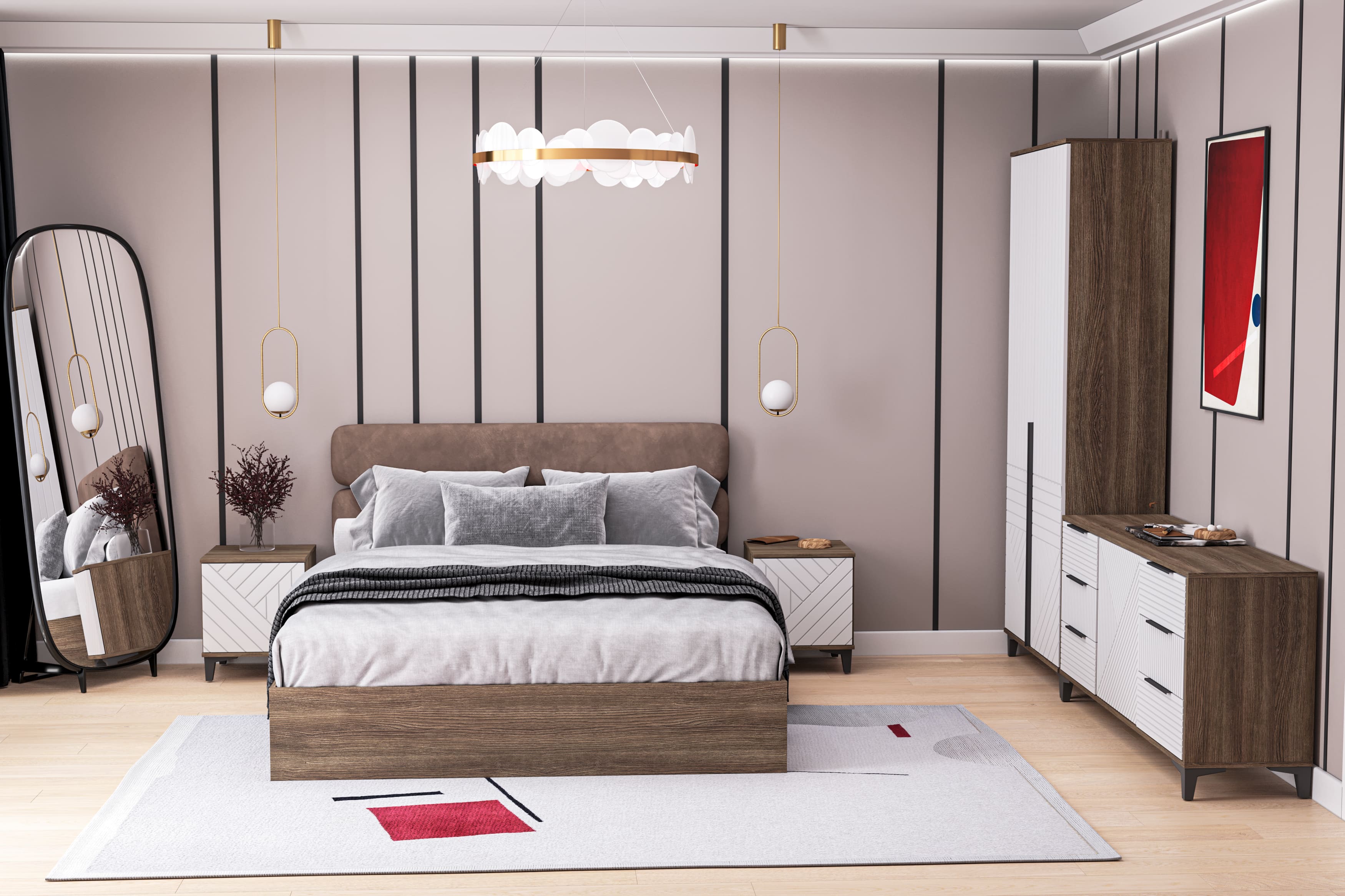 Спальня "Палау" белая