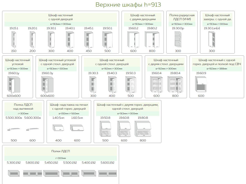 Кухня Джулия 1,0м
