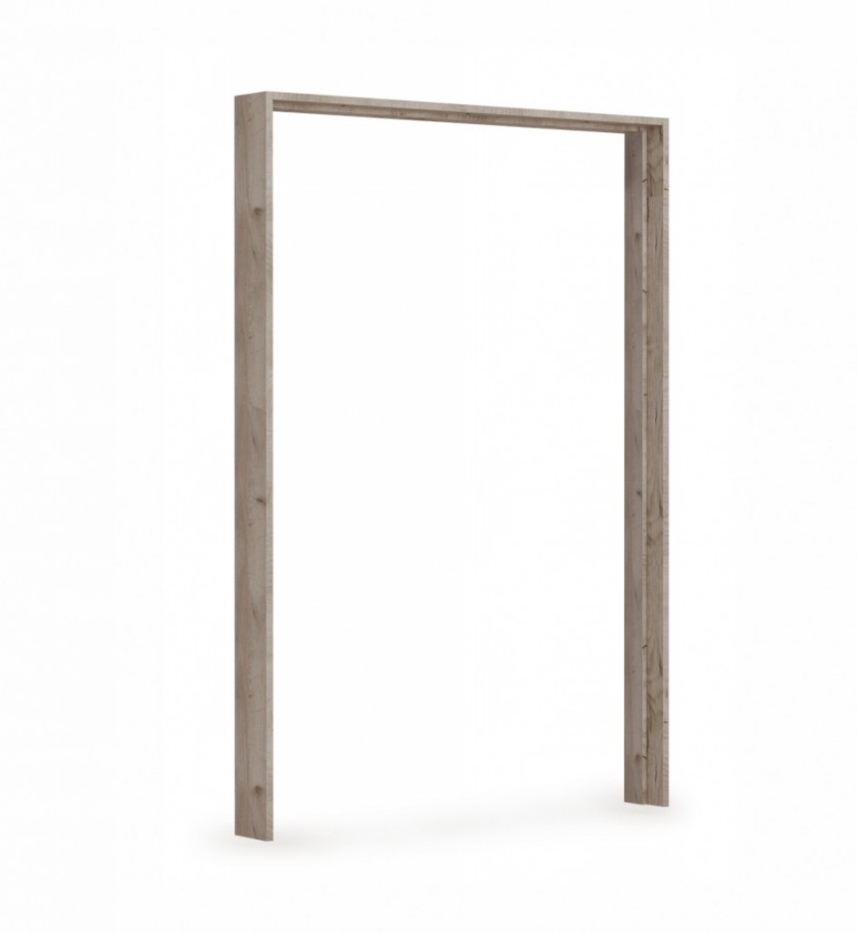 "Спальня Джулия" Портал шкафа 4-х дверного , Дуб крафт серый