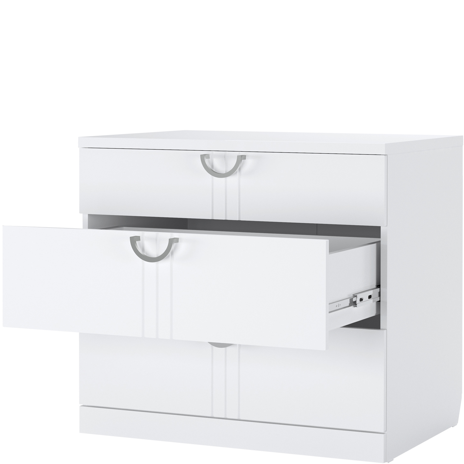 "Санти" Комод №9, белое сияние