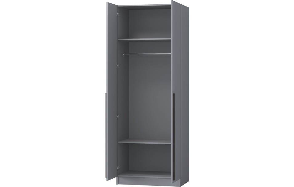 "Бастион" Шкаф 800х2200х520, графит