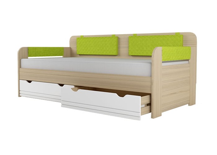 "Стиль" Комплект подушек для кровати №900.4, мира 41(лайм)