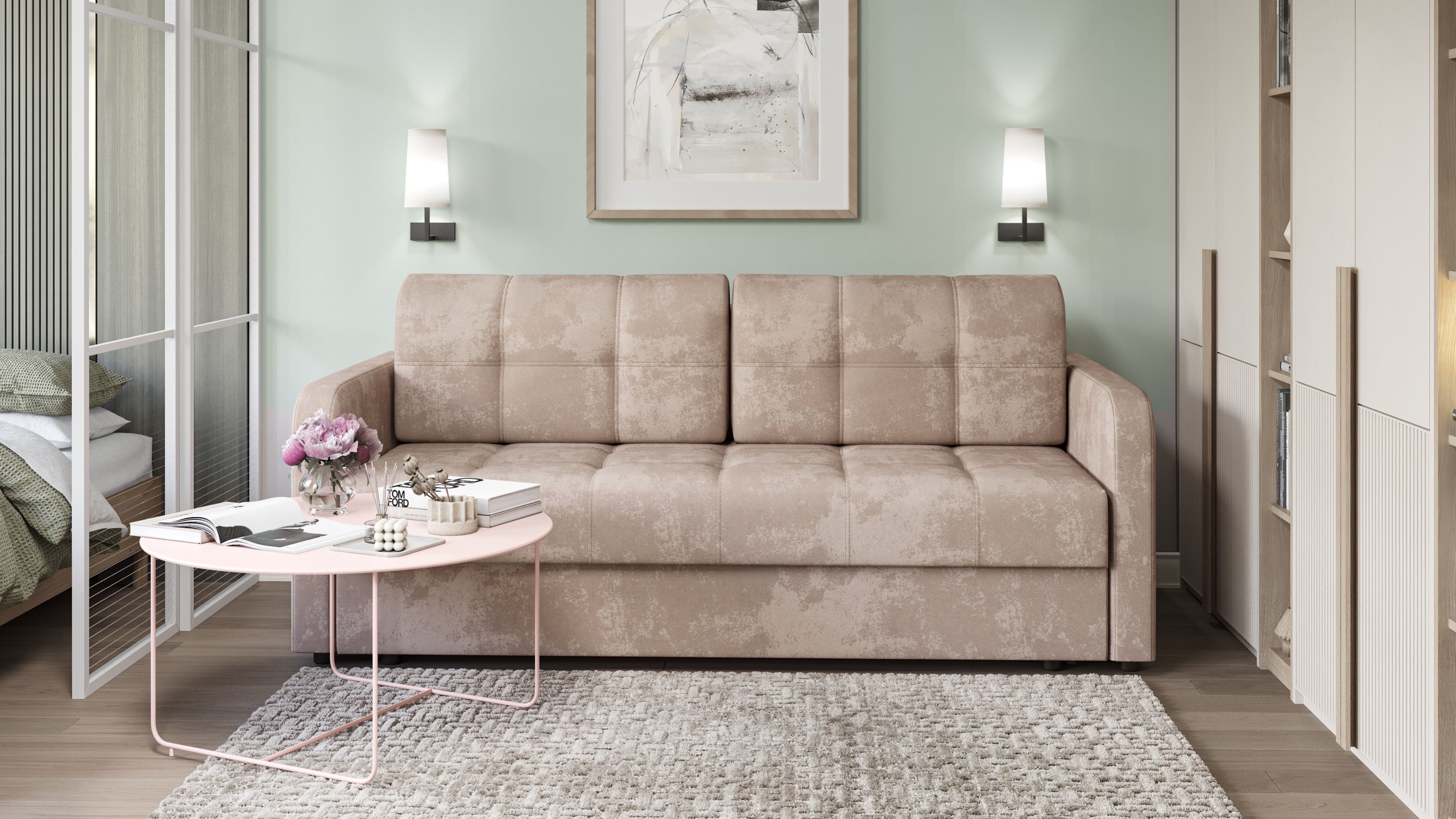 Прямые диваны