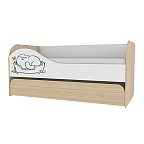 Кровать детская двухуровневая Кот
